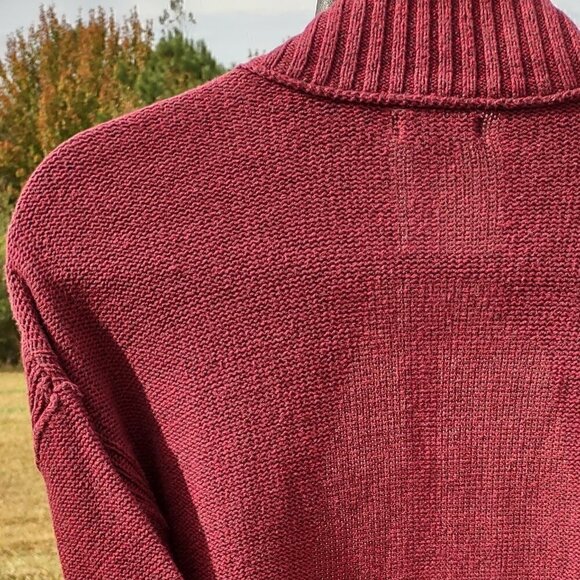 Eddie Bauer Burgundy Women's Sweater Size M - Picture 7 of 10